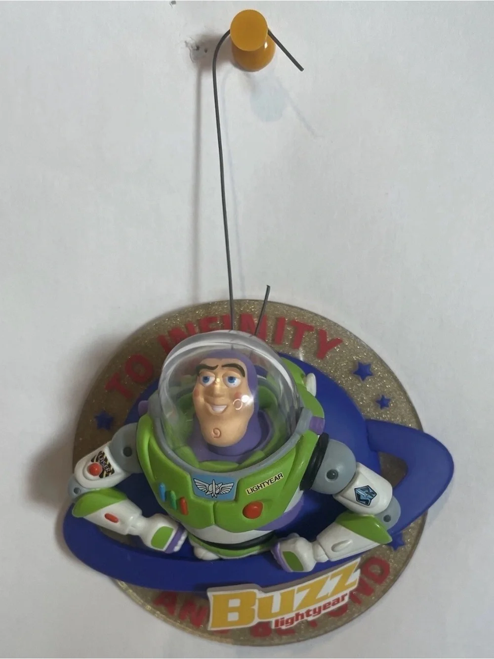 Vintage 2000 Hallmark Ornament Buzz Lightyear Toy Story Holiday Ornament